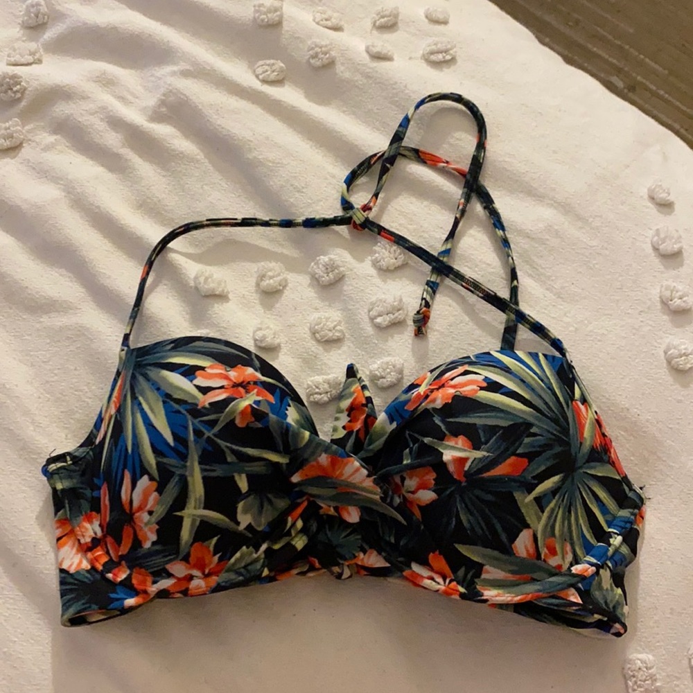 Hollister push up swim top